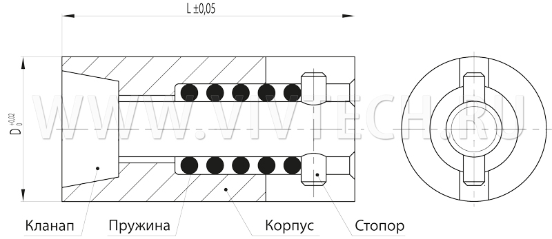 Воздушные клапаны (выпоры) AJV, схема