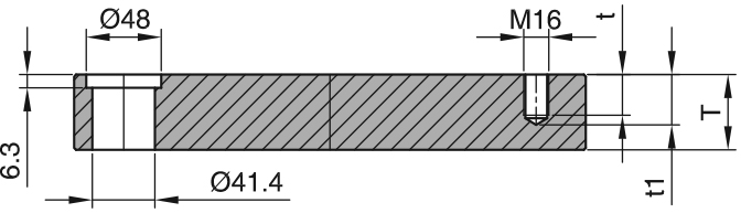 L41 Формообразующая плита 596X596, схема