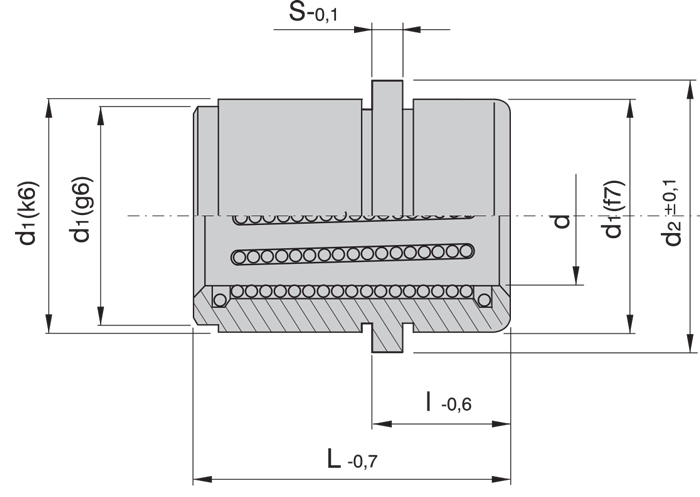 Шариковый сепаратор - FW1213, схема